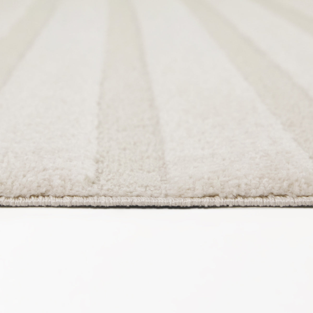 Derrida Striped Transitional  Area Rug