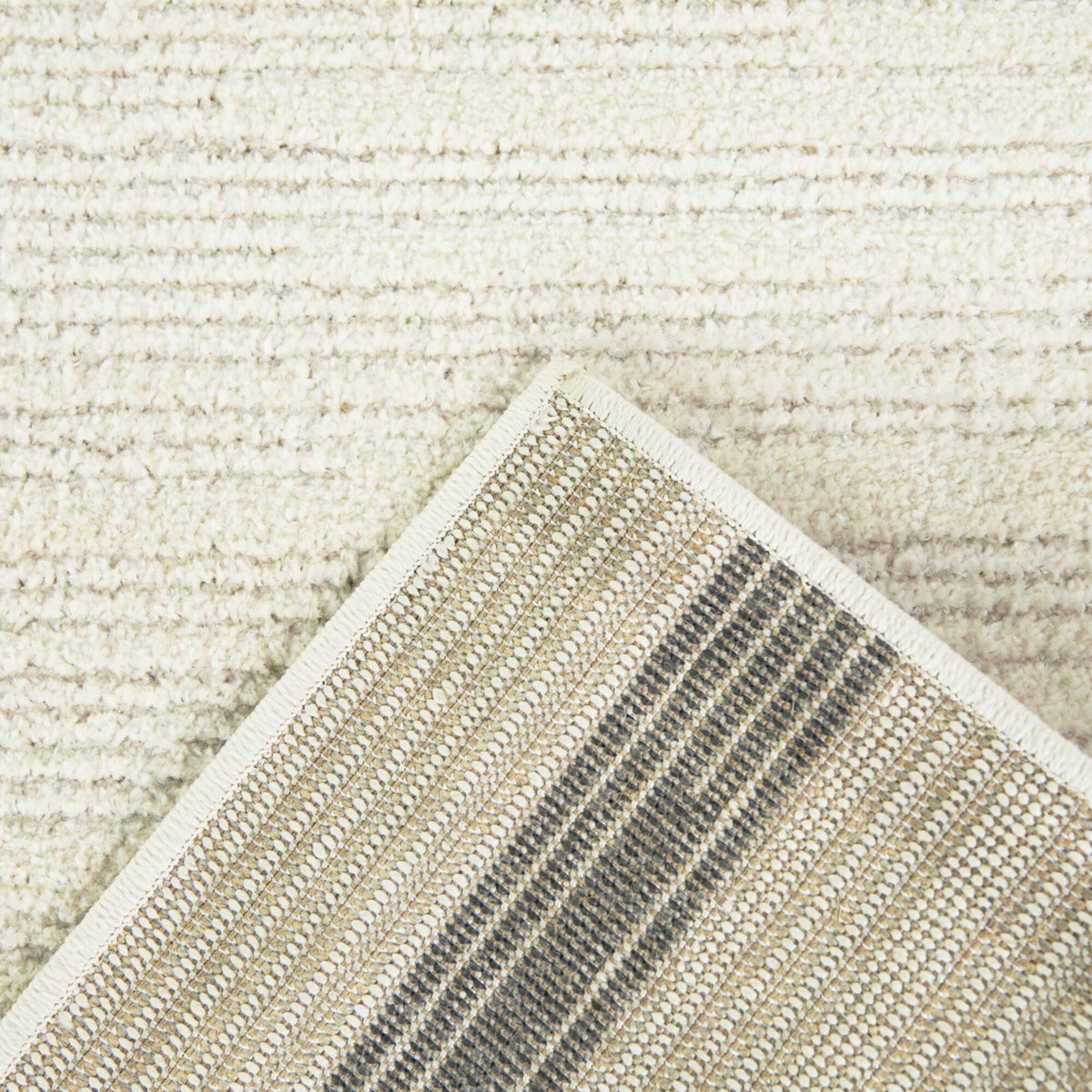 Edin Striped Transitional  Area Rug