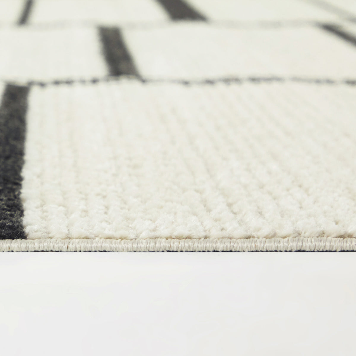 Edin Striped Transitional  Area Rug