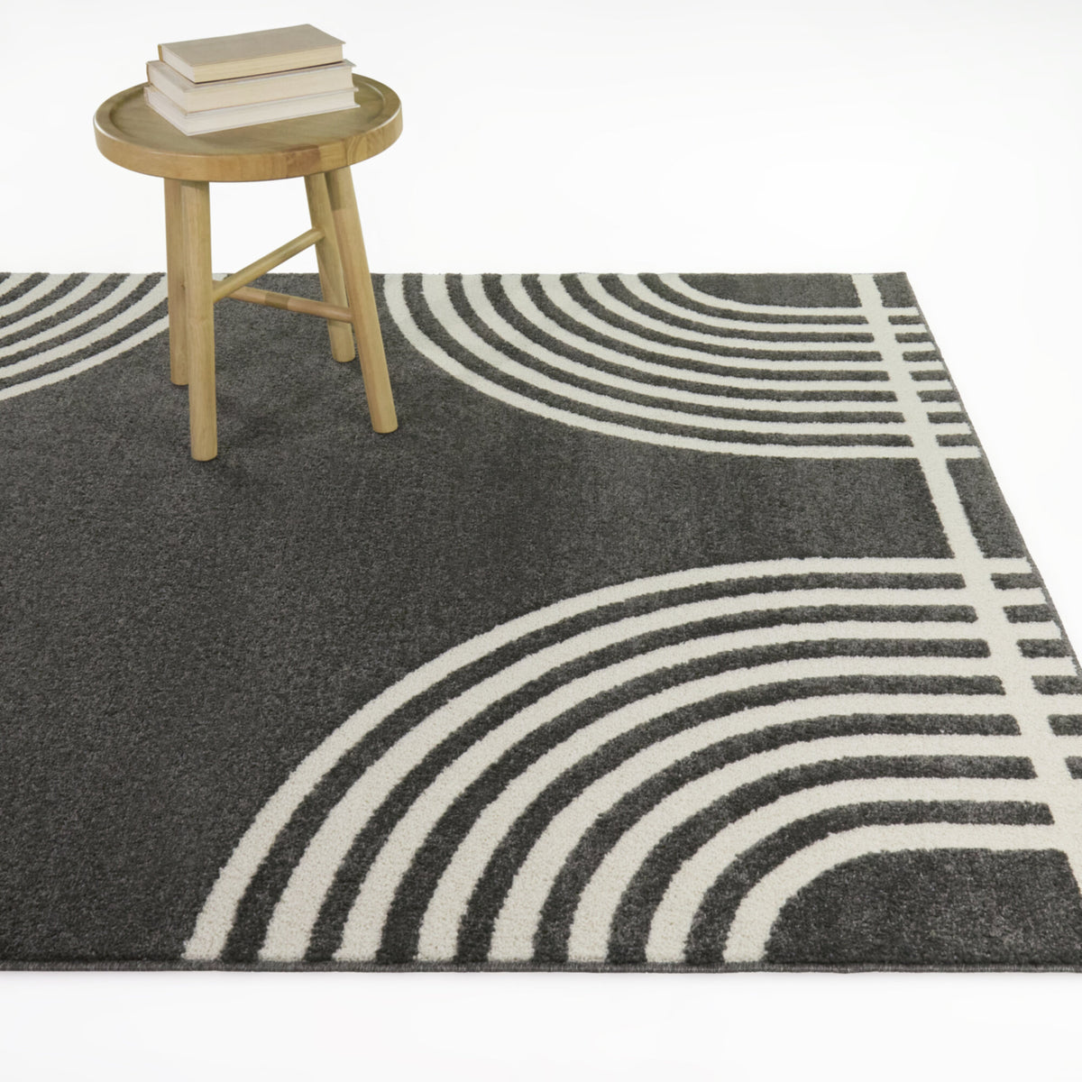 Ferry Arched Mid-Century Modern  Area Rug