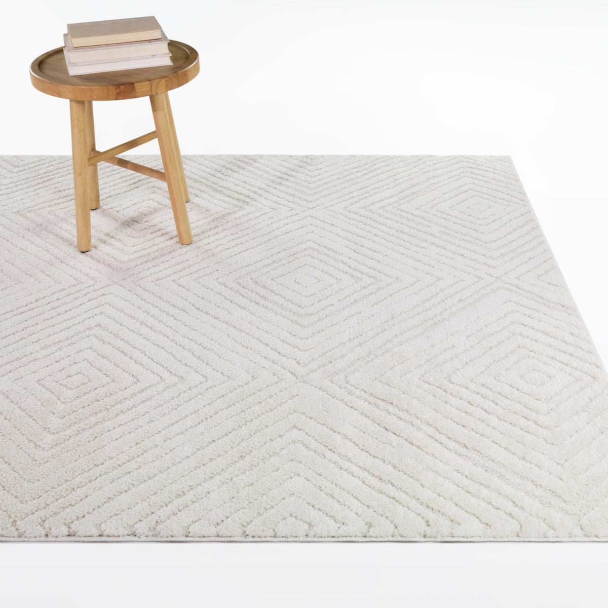 Jacobson Diamond Textured  Area Rug