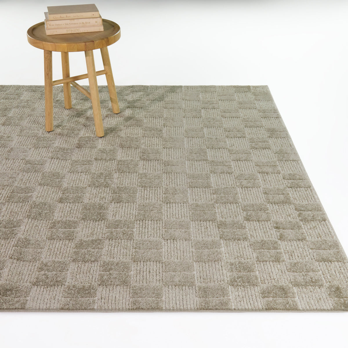 Siobhan Boho Checkered Area Rug