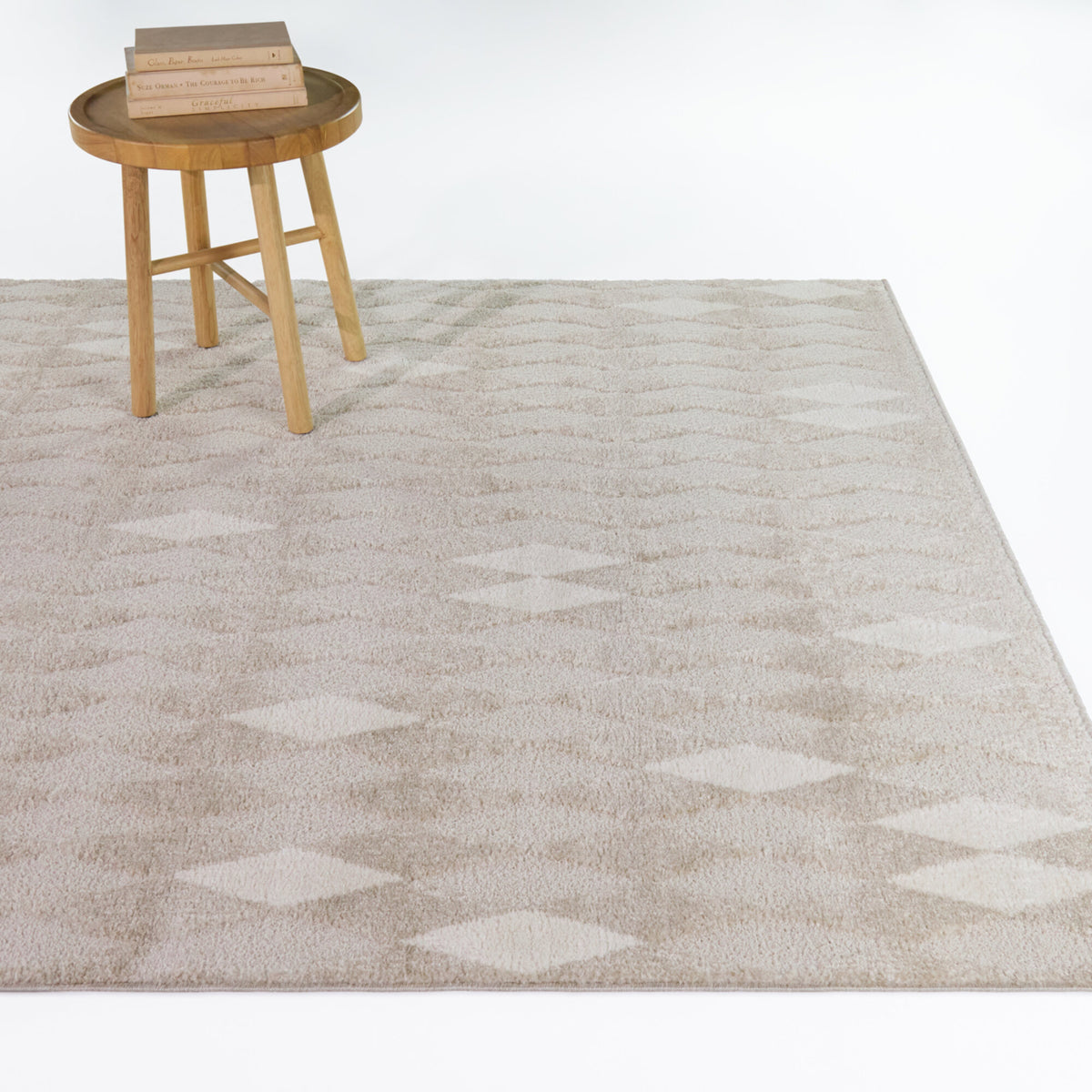 Temela Boho Diamond Area Rug