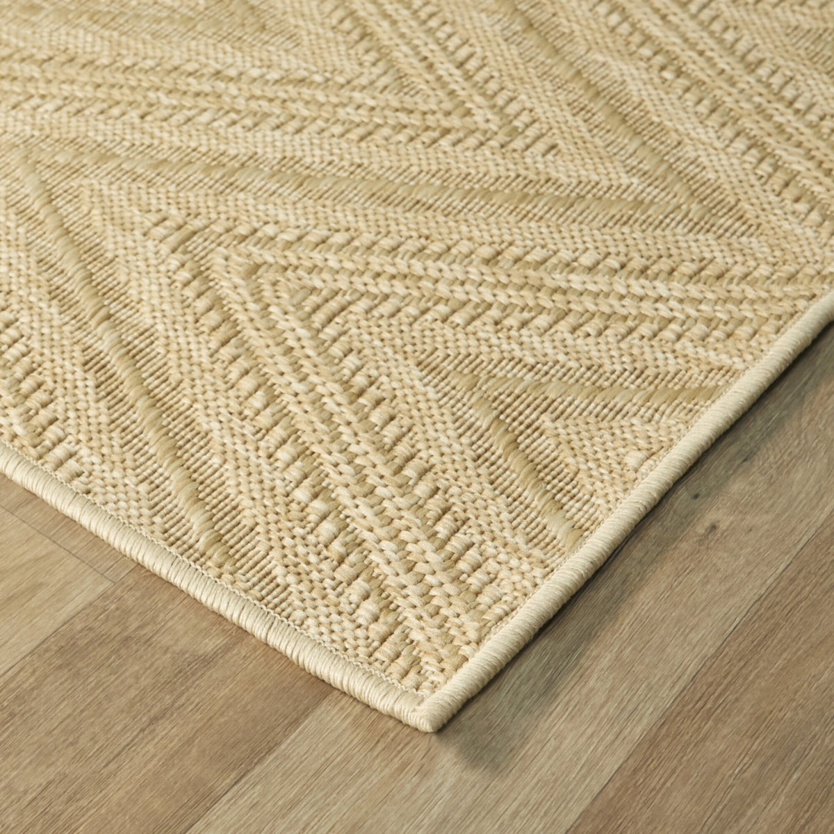 Kava Chevron Flatweave Area Rug