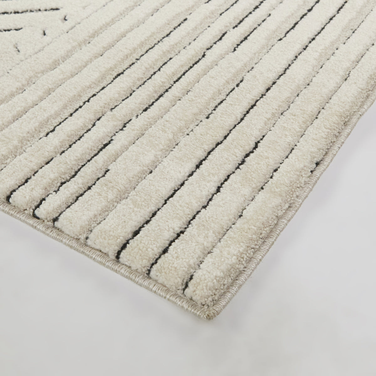 Mullis Geometric Striped Area Rug