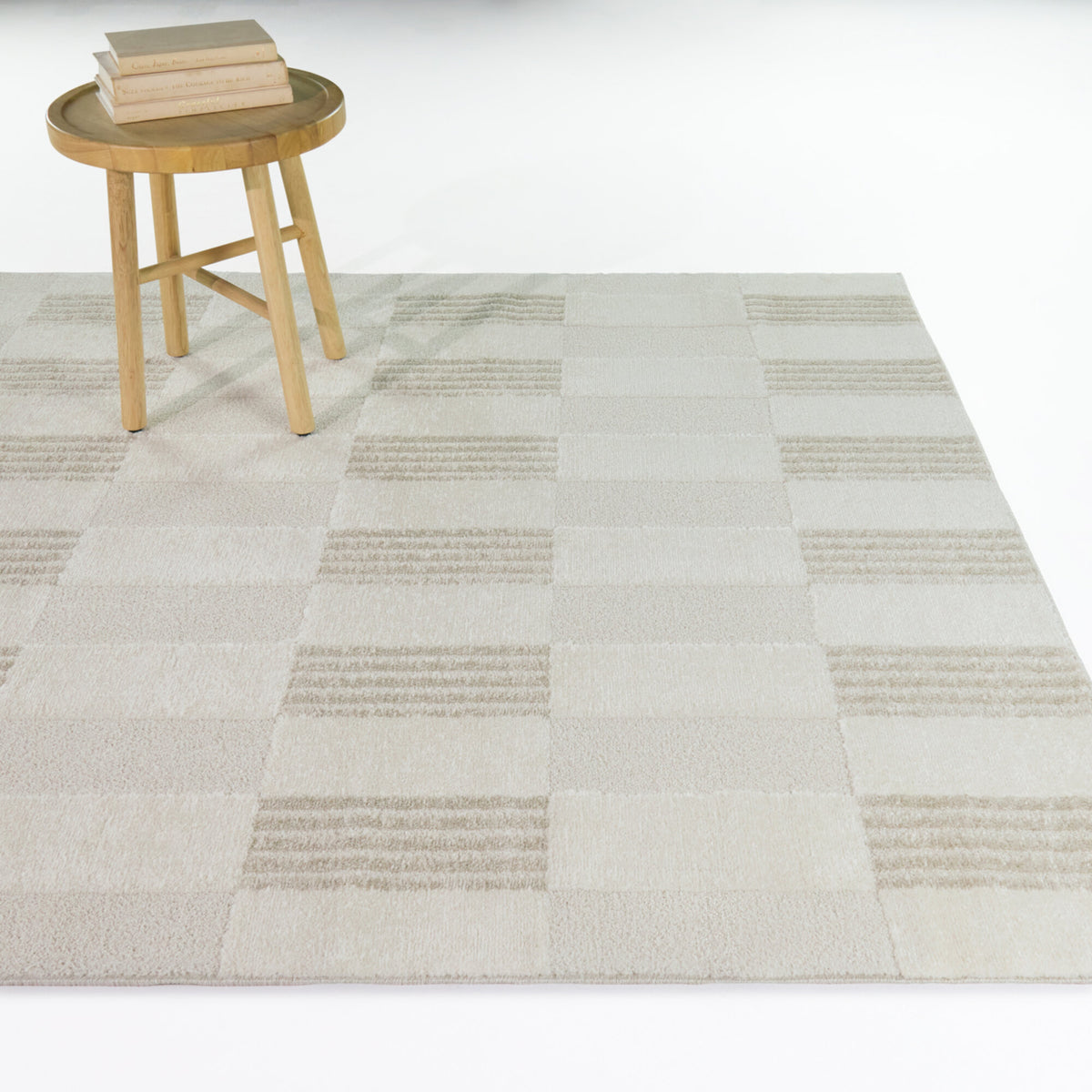Rafal Modern Checkered Area Rug
