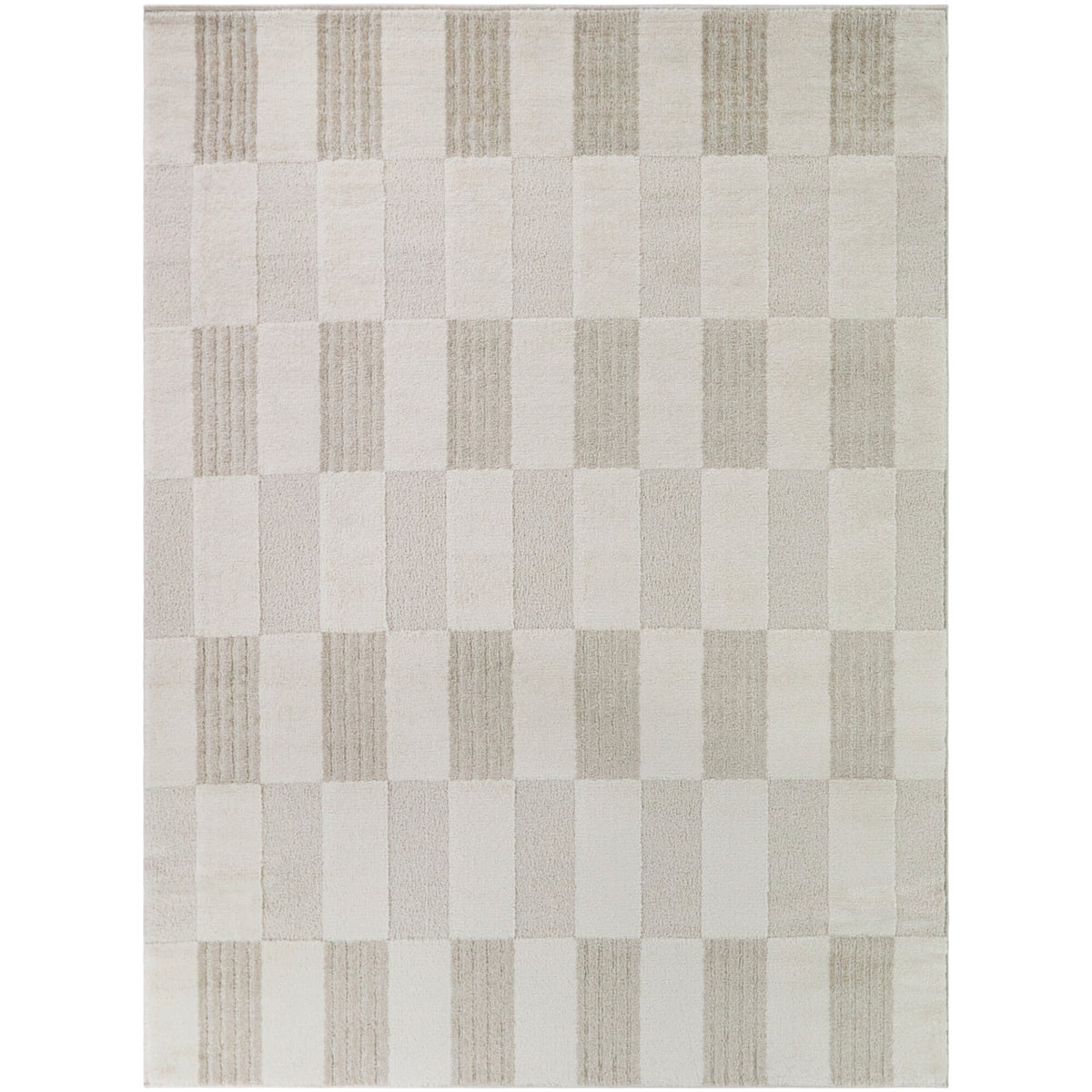 Rafal Modern Checkered Area Rug