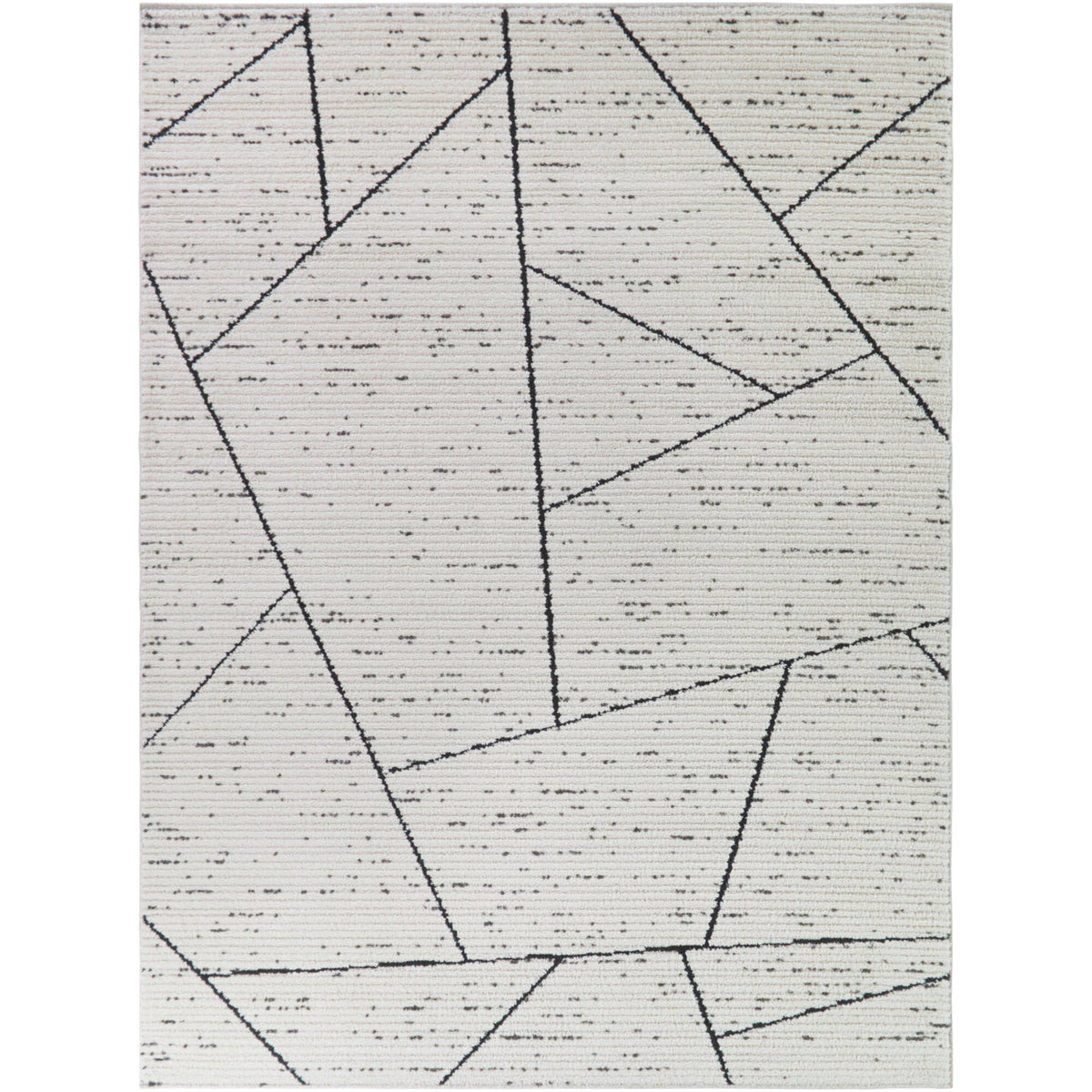 Berlinde Textured Geometric Area Rug