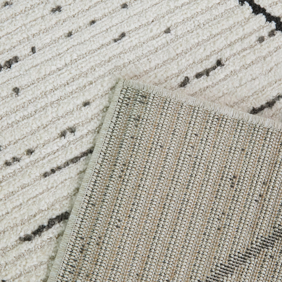 Berlinde Textured Geometric Area Rug