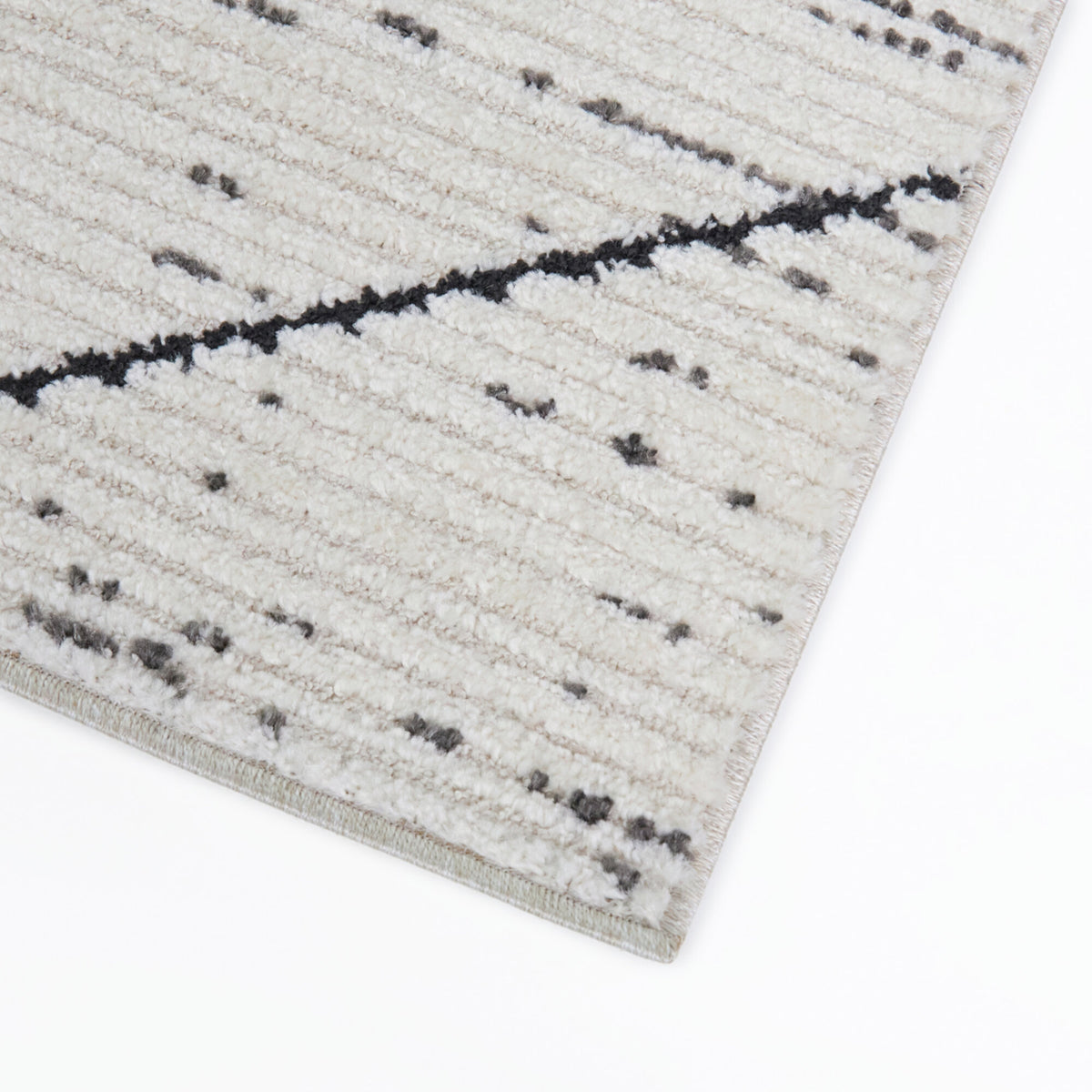 Berlinde Textured Geometric Area Rug
