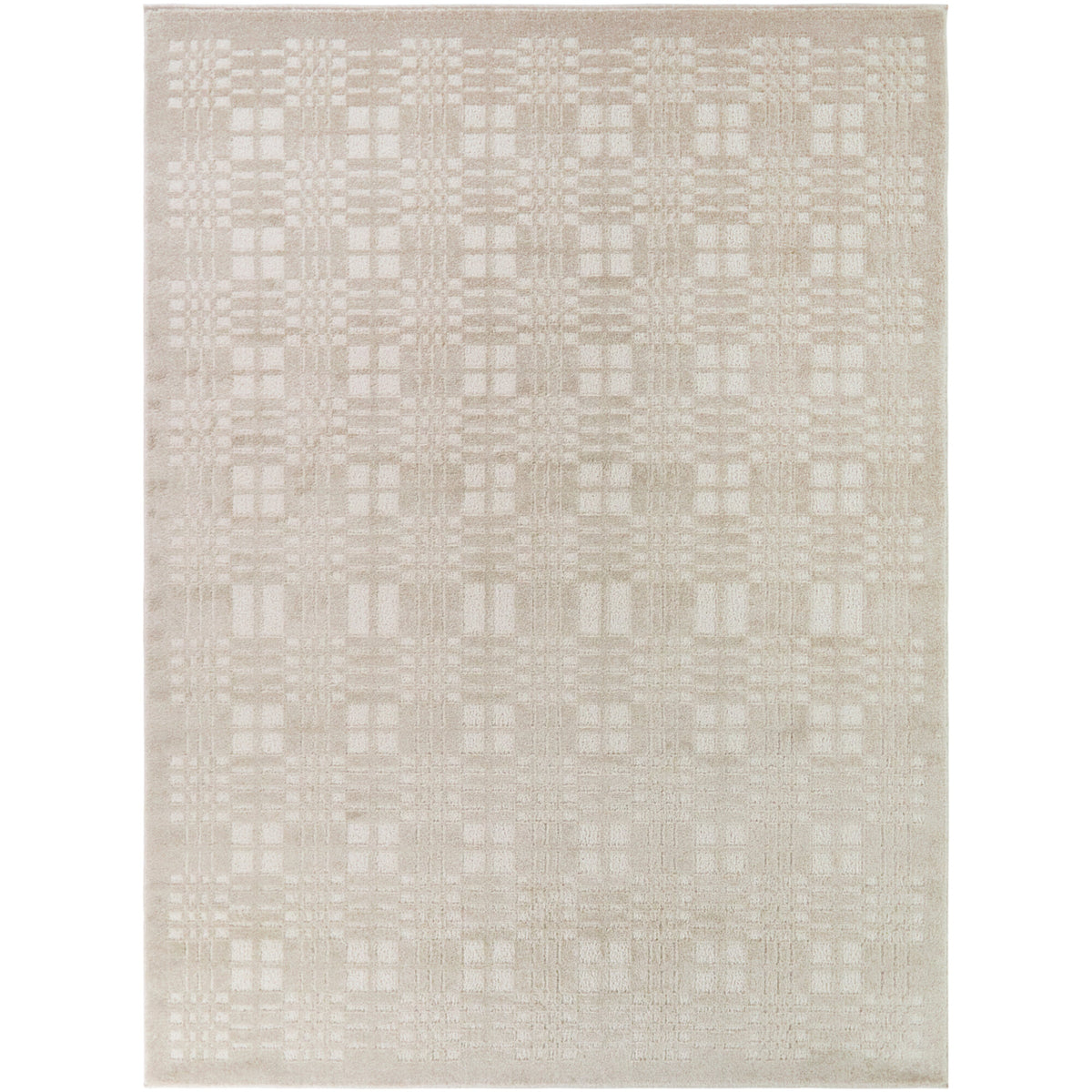 Weekes Contemporary Plaid Area Rug