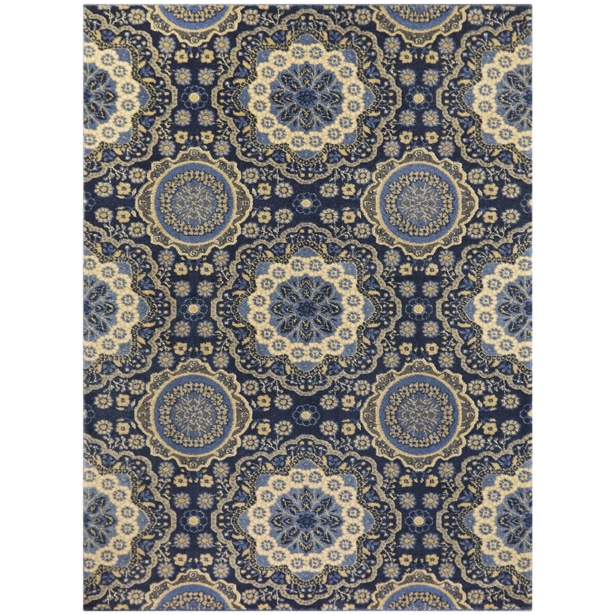 Russell Floral Medallion Area Rug