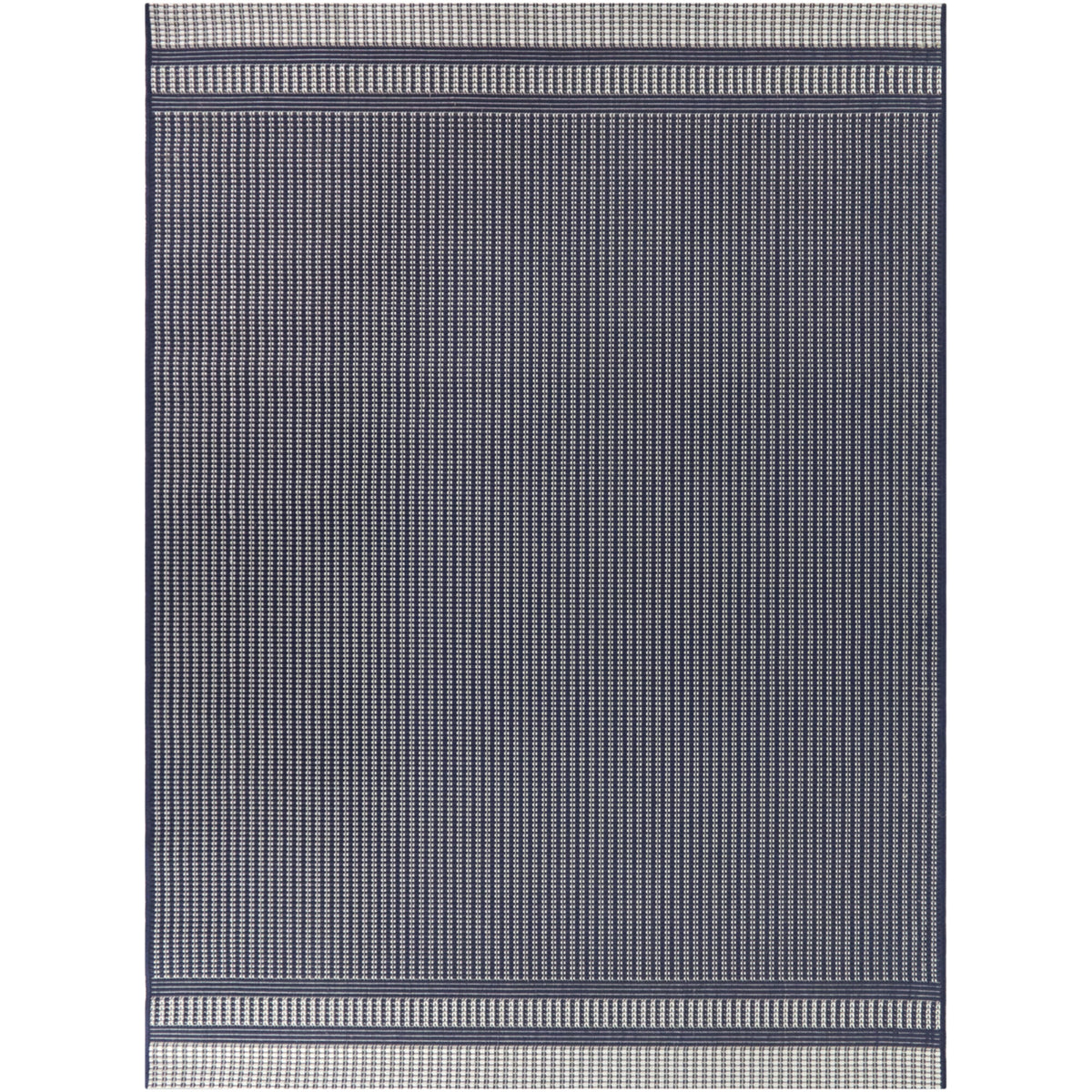 Striped Border Area Rug