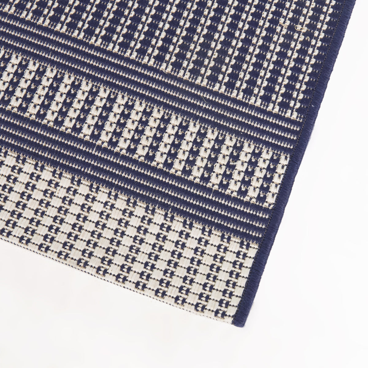 Striped Border Area Rug