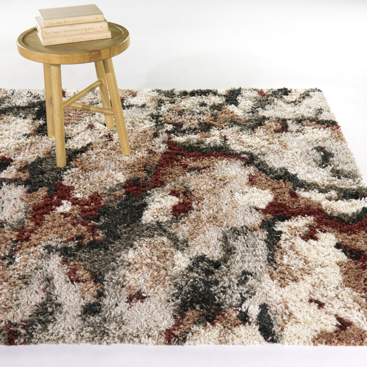 Kaden Abstract Shag  Area Rug