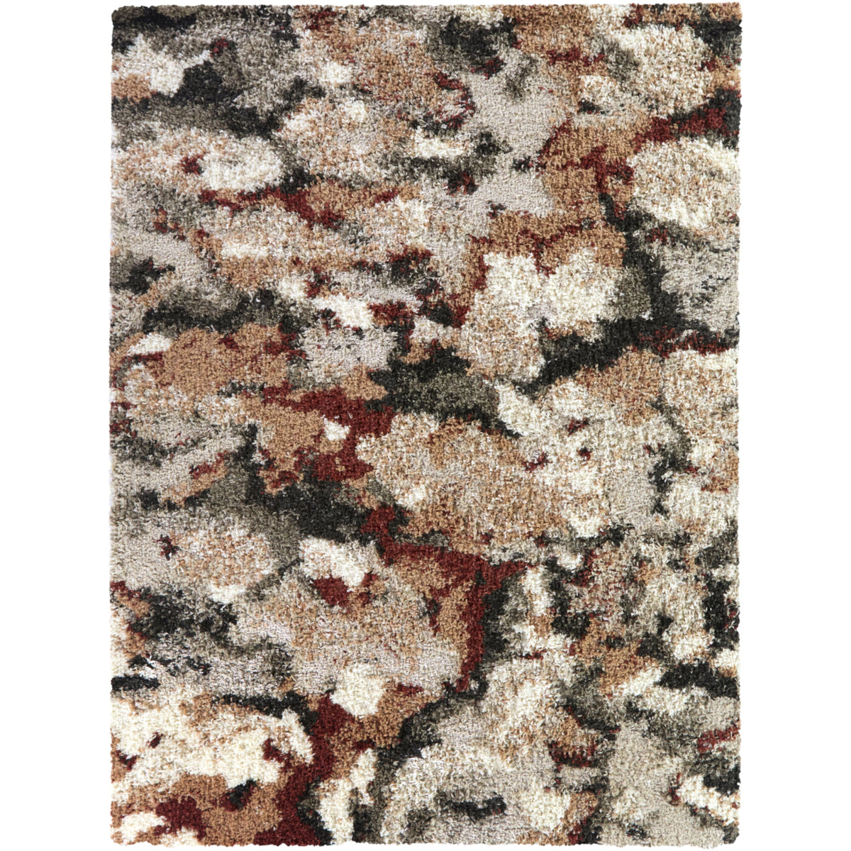 Kaden Abstract Shag  Area Rug