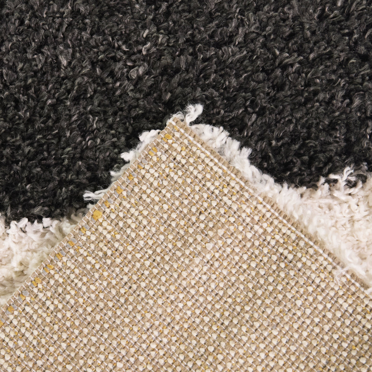 Mid Century Modern Color Block Area Rug