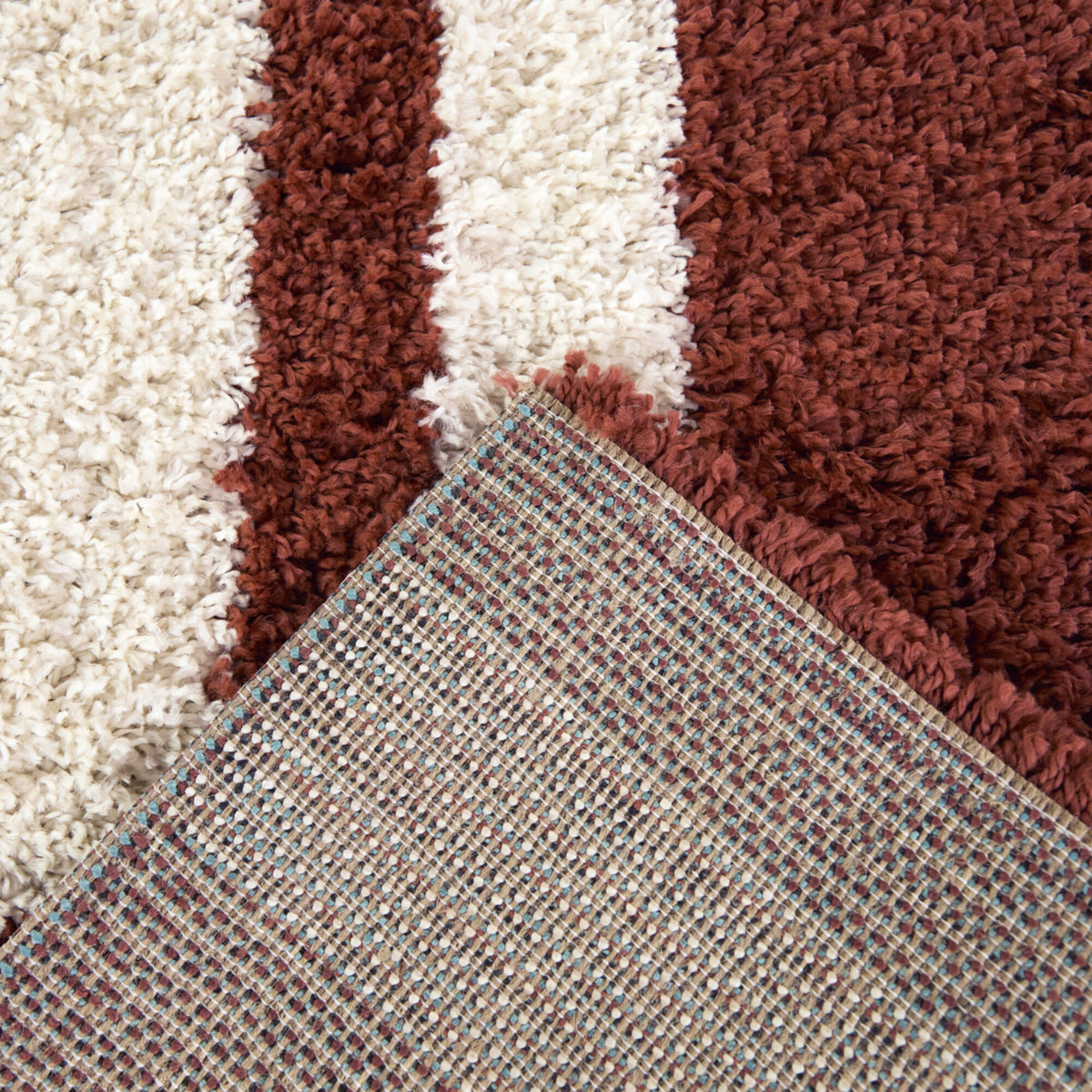 Grissom Checkered Shag  Area Rug