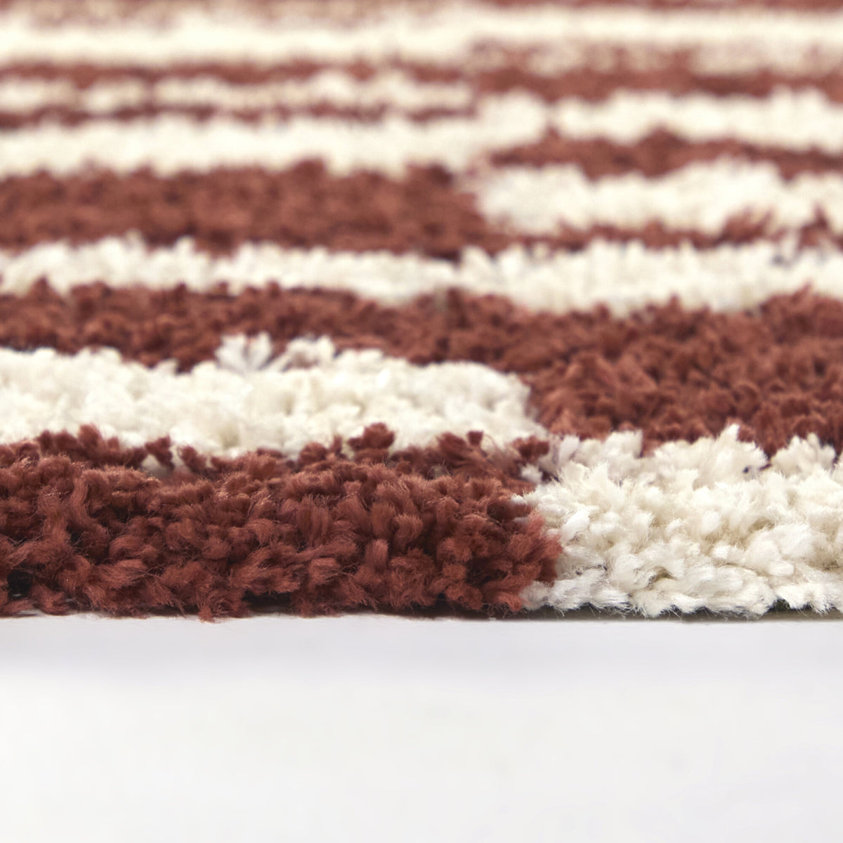 Grissom Checkered Shag  Area Rug