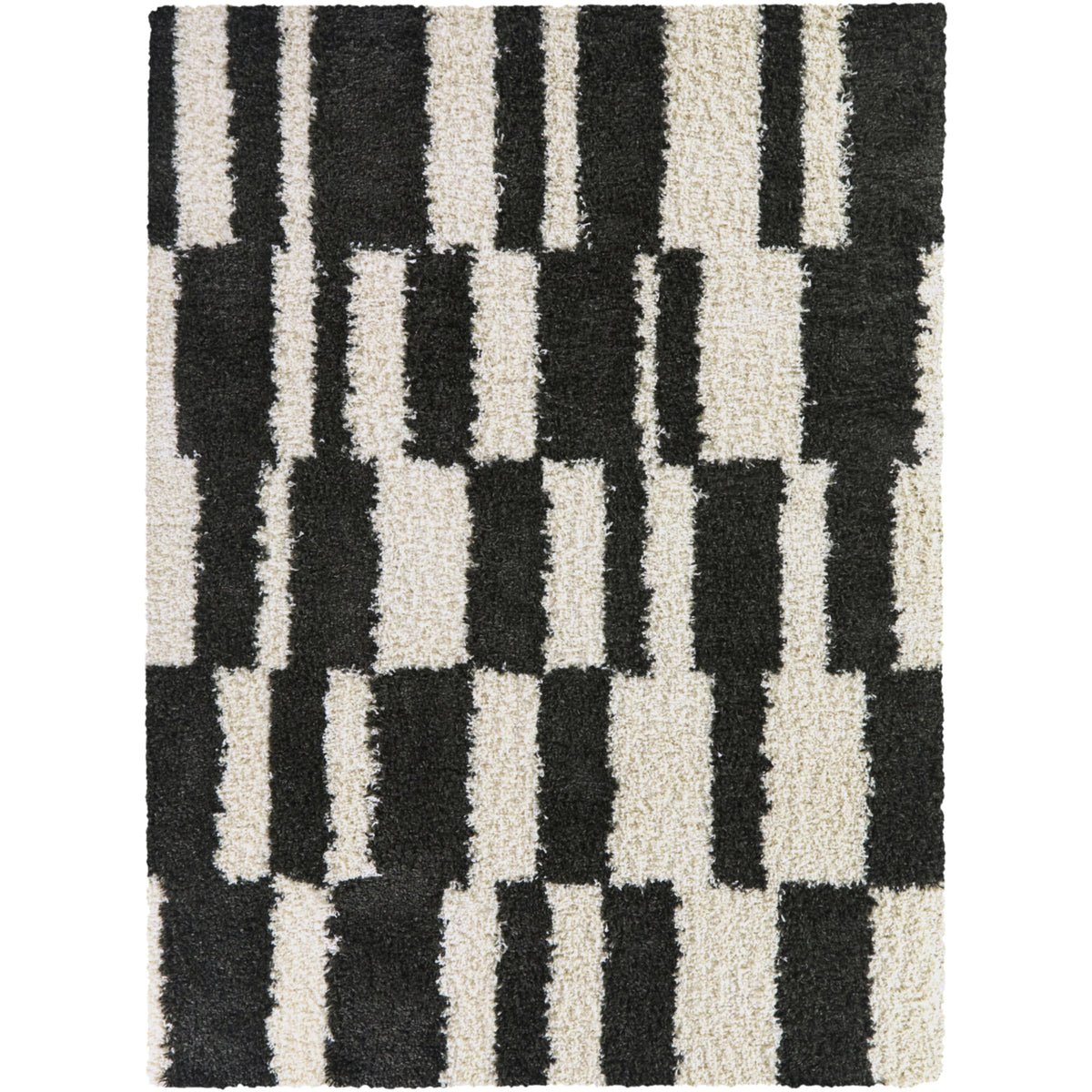 Grissom Checkered Shag  Area Rug