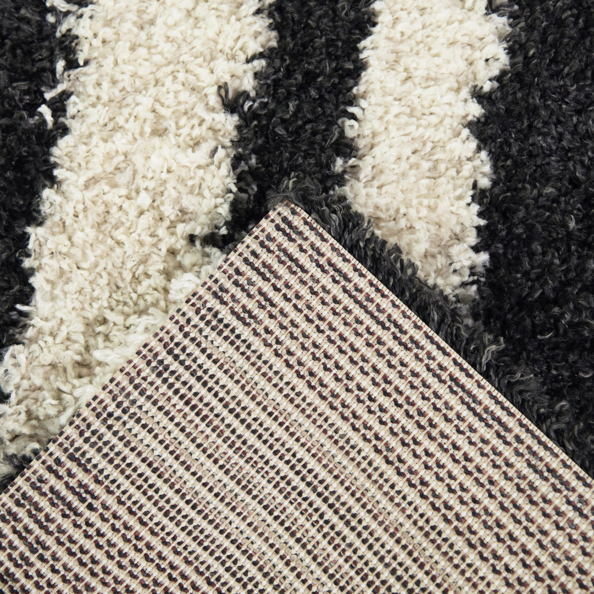 Grissom Checkered Shag  Area Rug