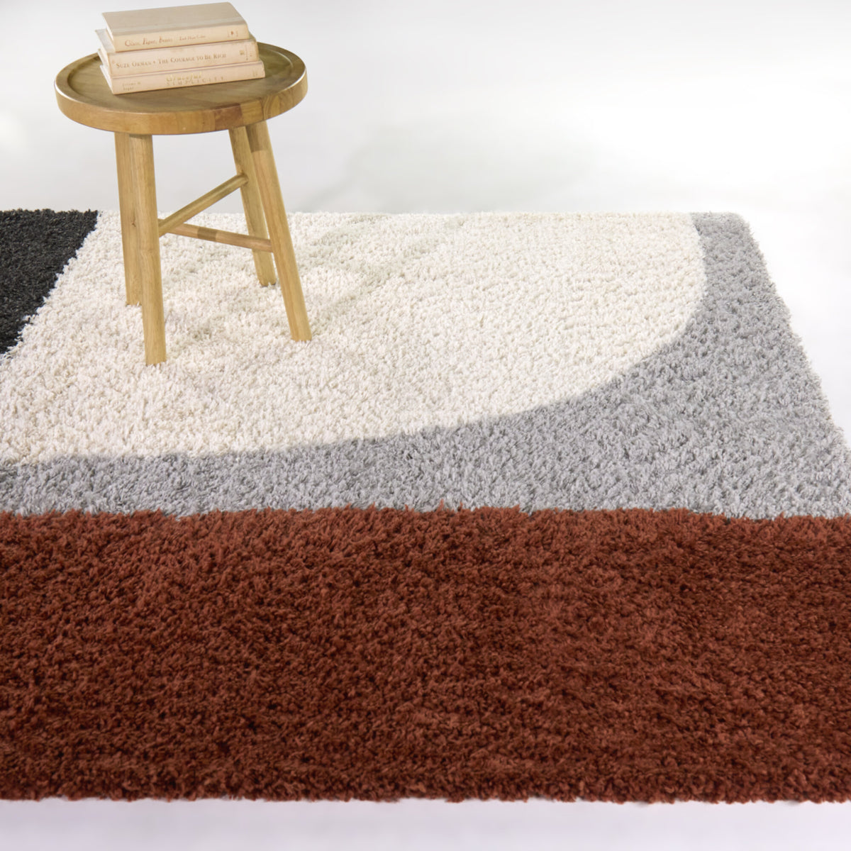 Thorin Geometric Shag  Area Rug