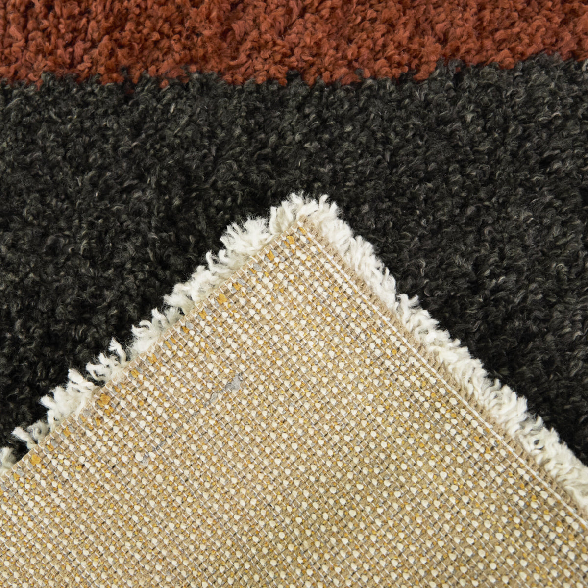 Thorin Geometric Shag  Area Rug