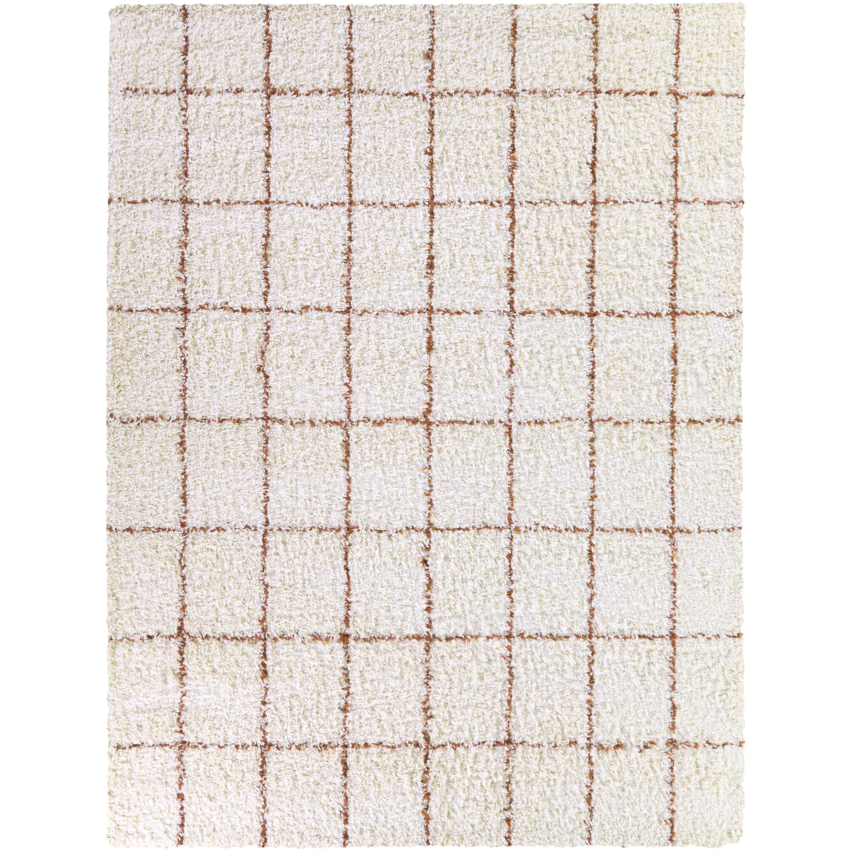 Melinda Geometric Shag  Area Rug
