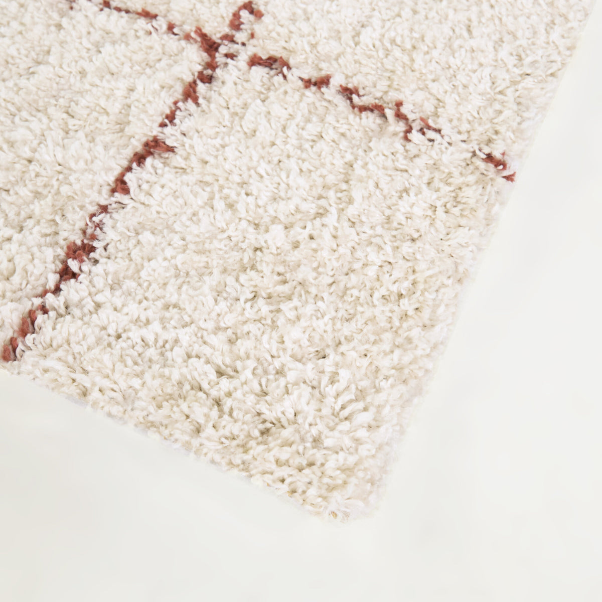 Melinda Geometric Shag  Area Rug