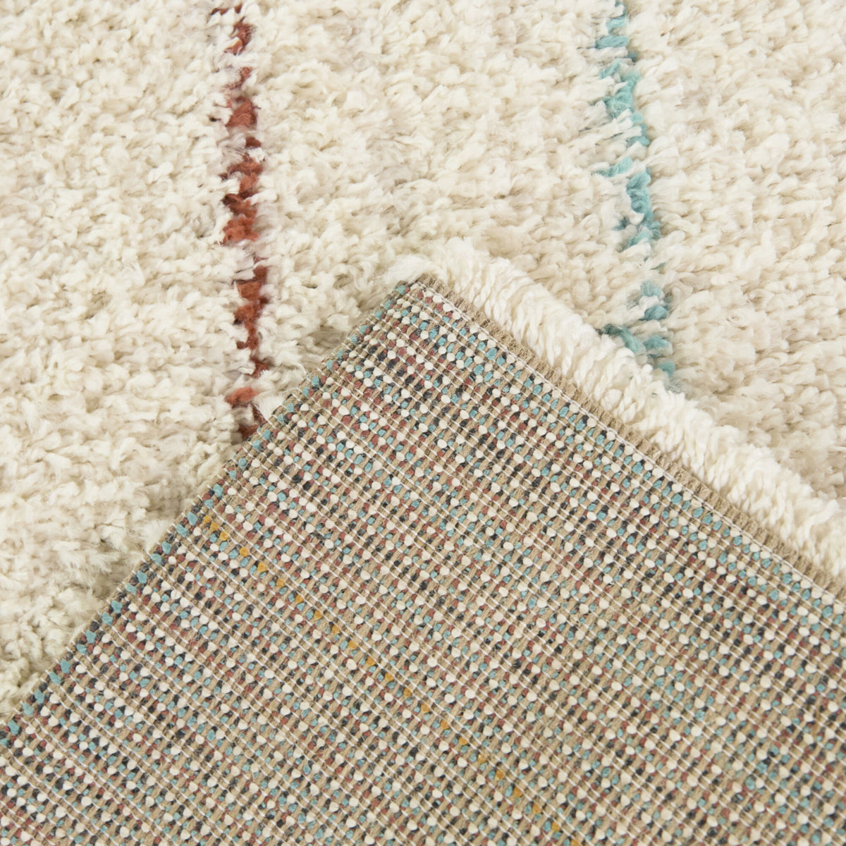 Patricia Striped Shag  Area Rug