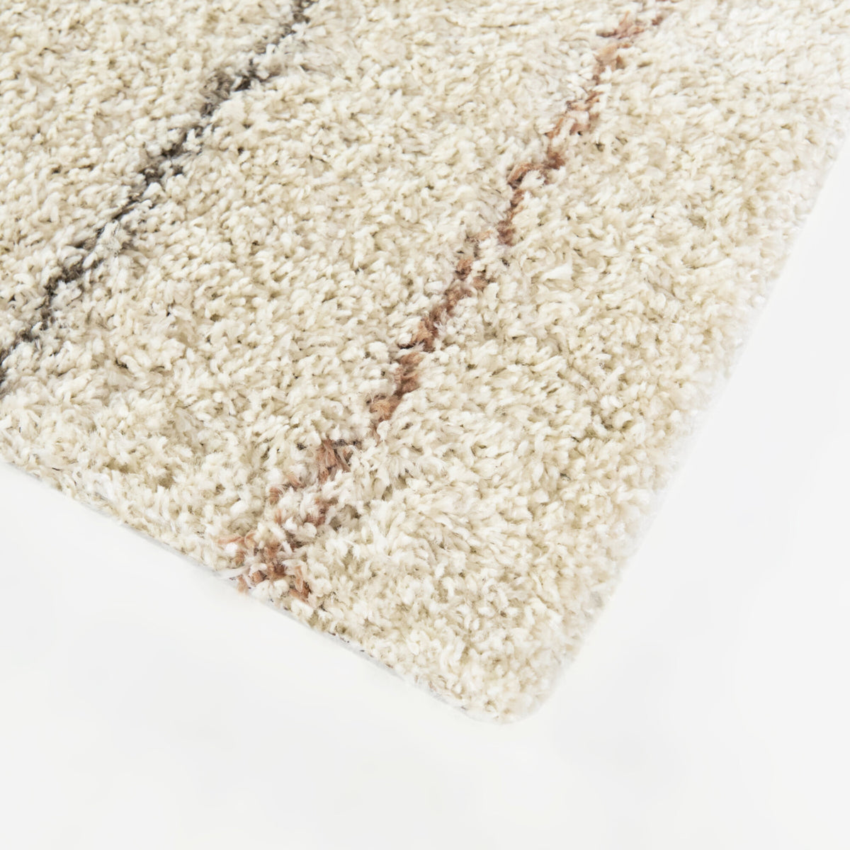 Patricia Striped Shag  Area Rug