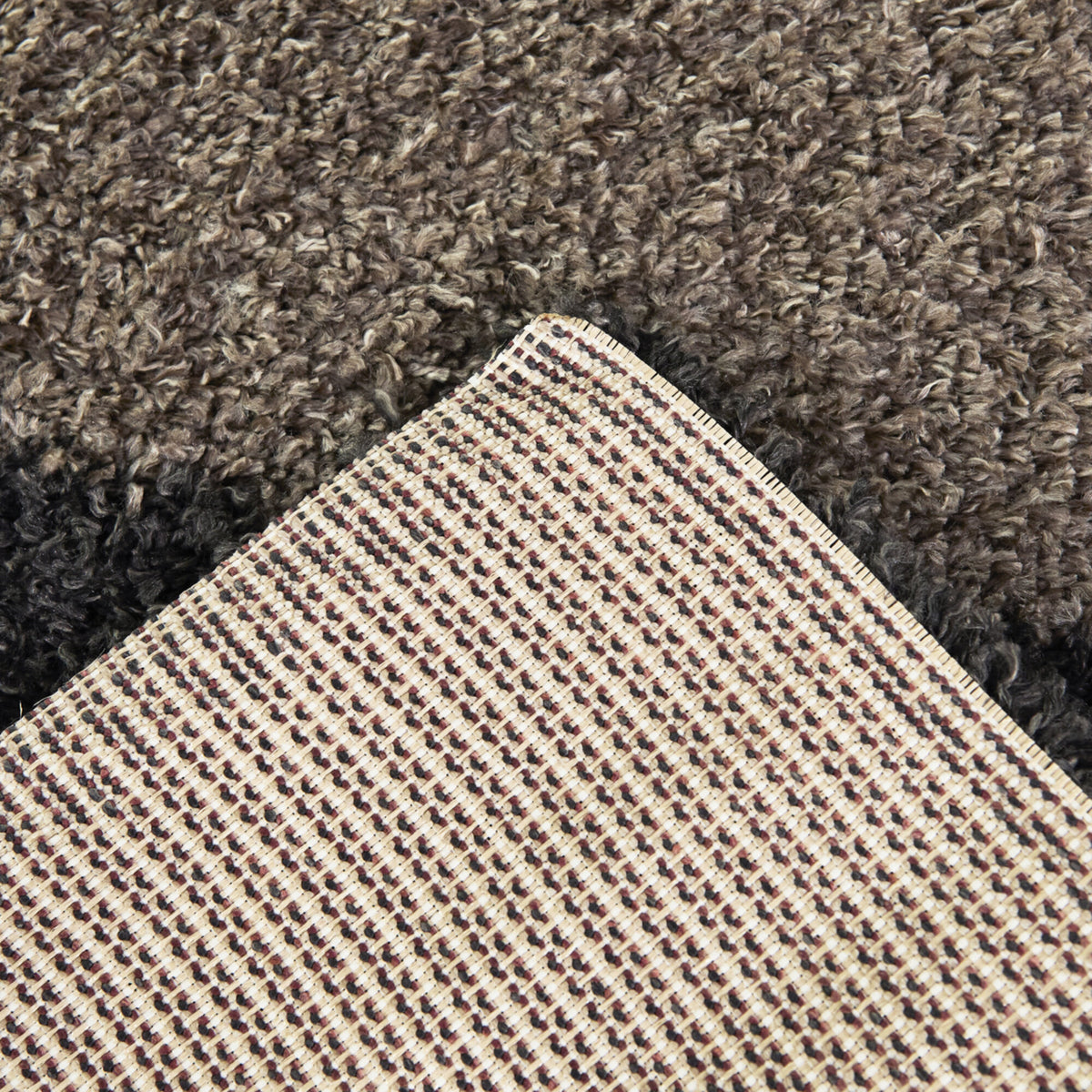 Roger Geometric Shag  Area Rug