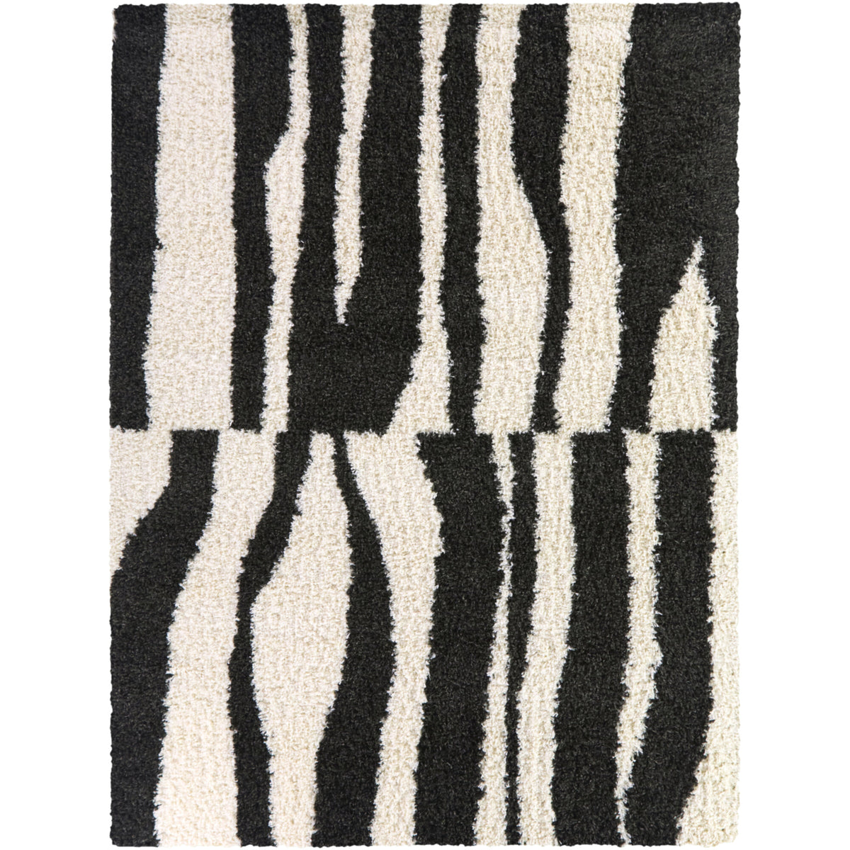 Mobius Abstract Shag  Area Rug