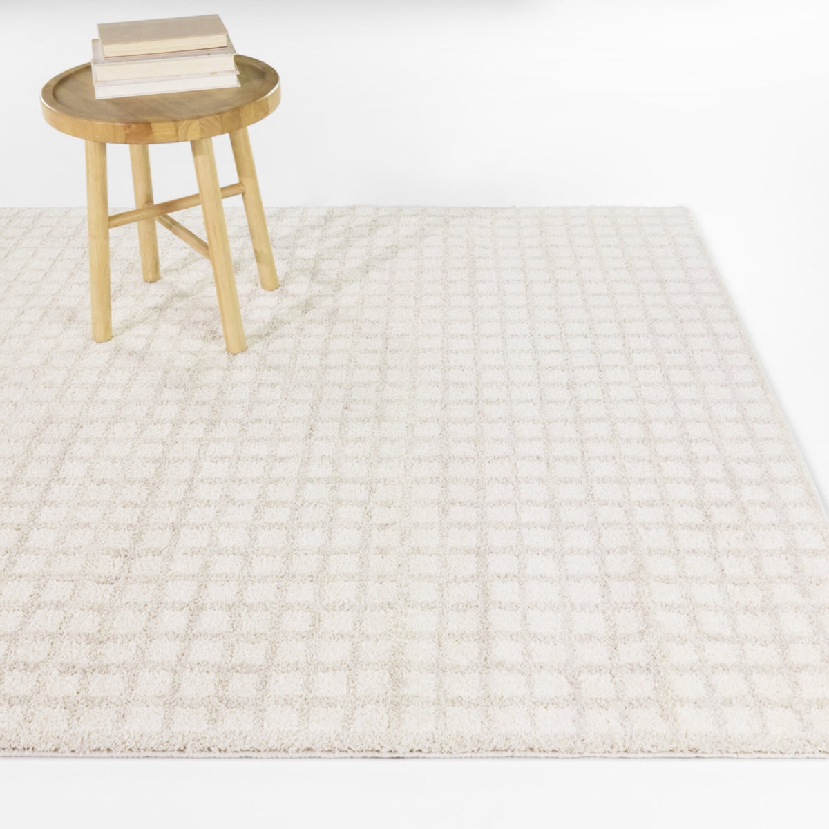 Scandinavian Grid Area Rug
