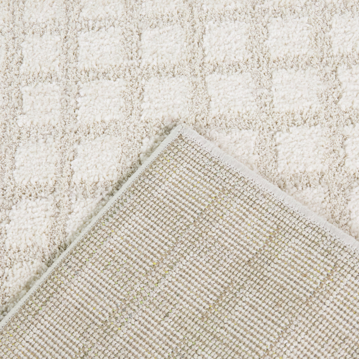 Scandinavian Grid Area Rug