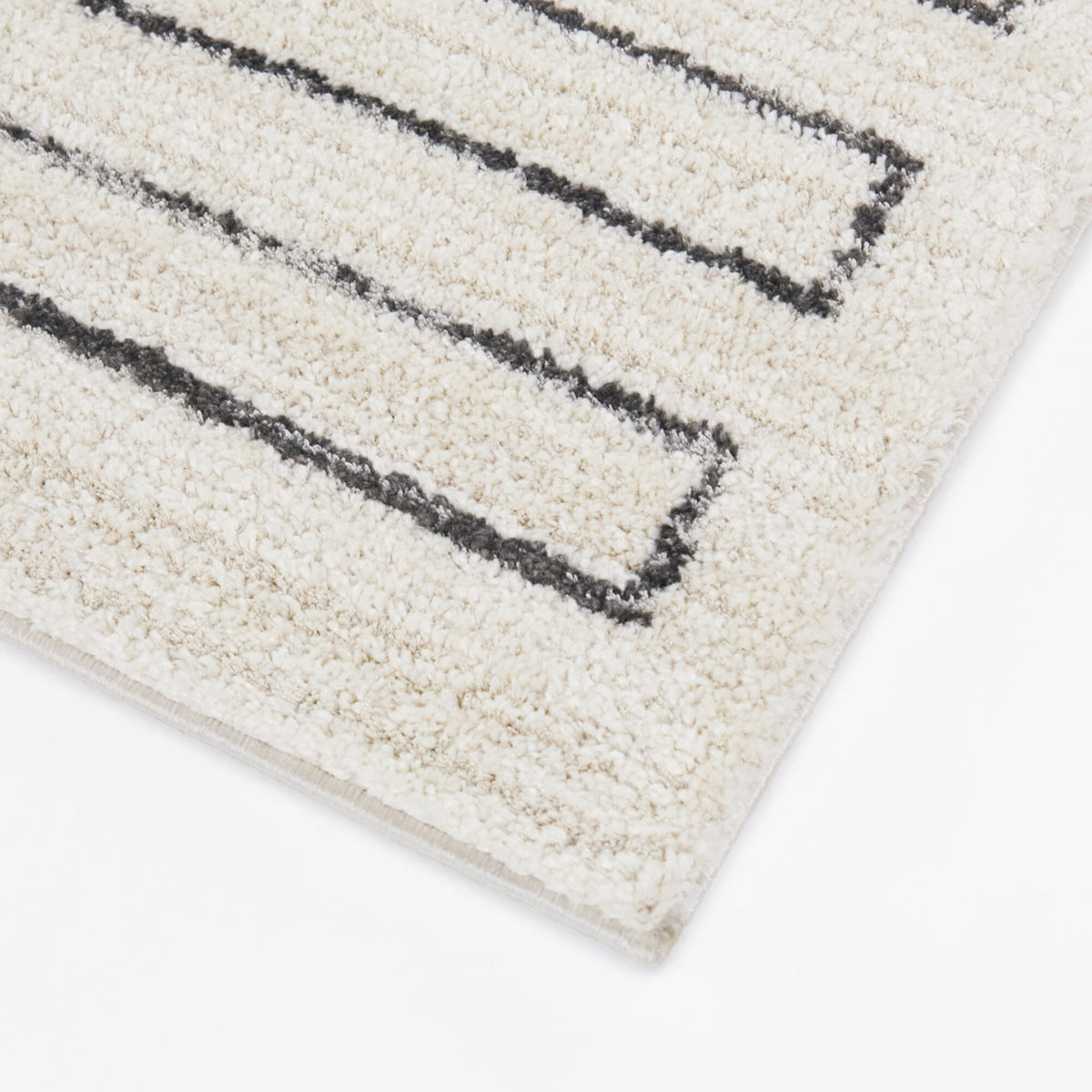 Structured Geometric Area Rug