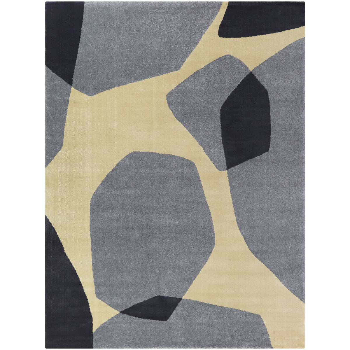 Stone Modern Abstract Area Rug