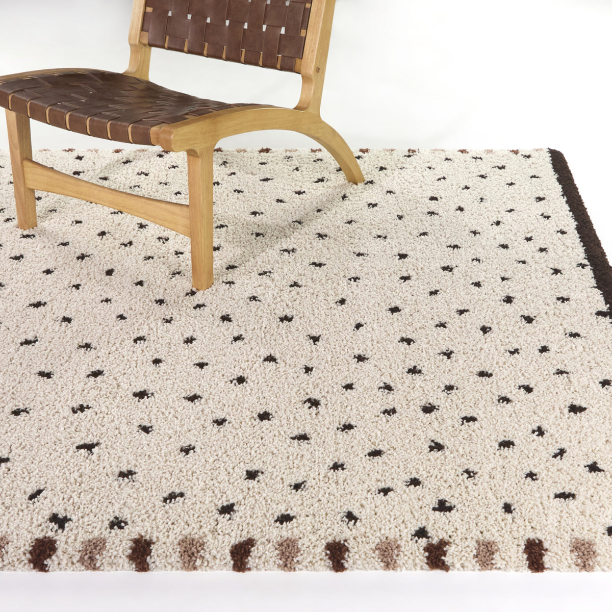 Connor Dots Shag Area Rug