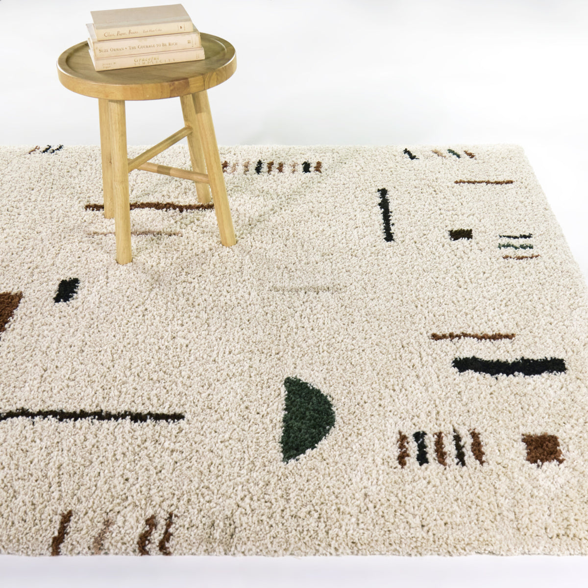 Rupa Boho Moroccan Shag Area Rug