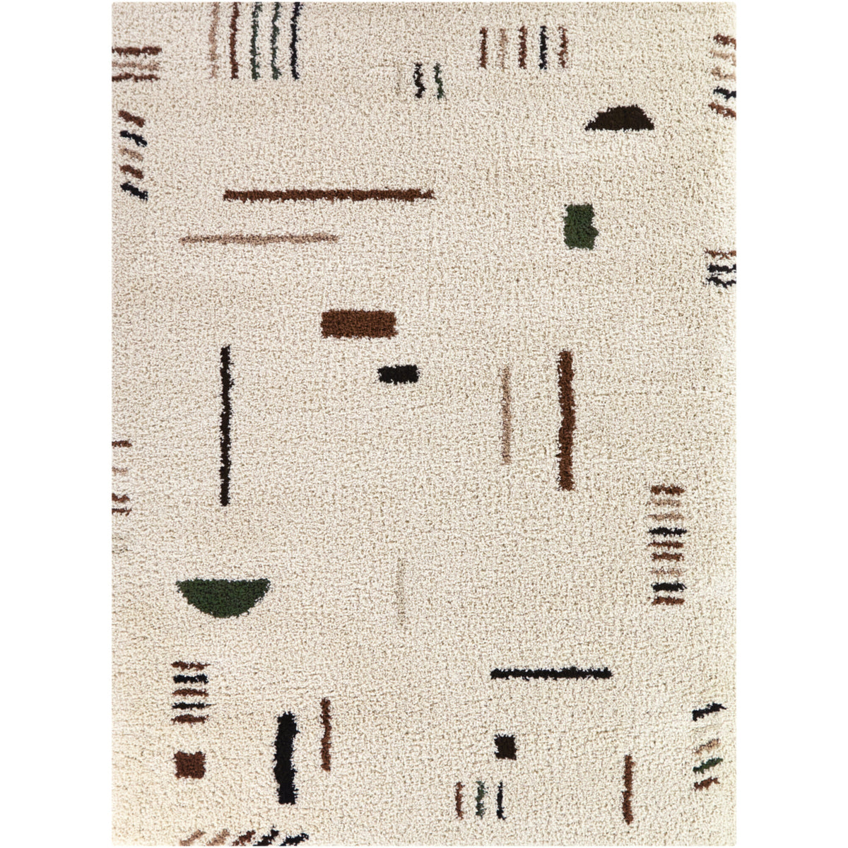 Rupa Boho Moroccan Shag Area Rug
