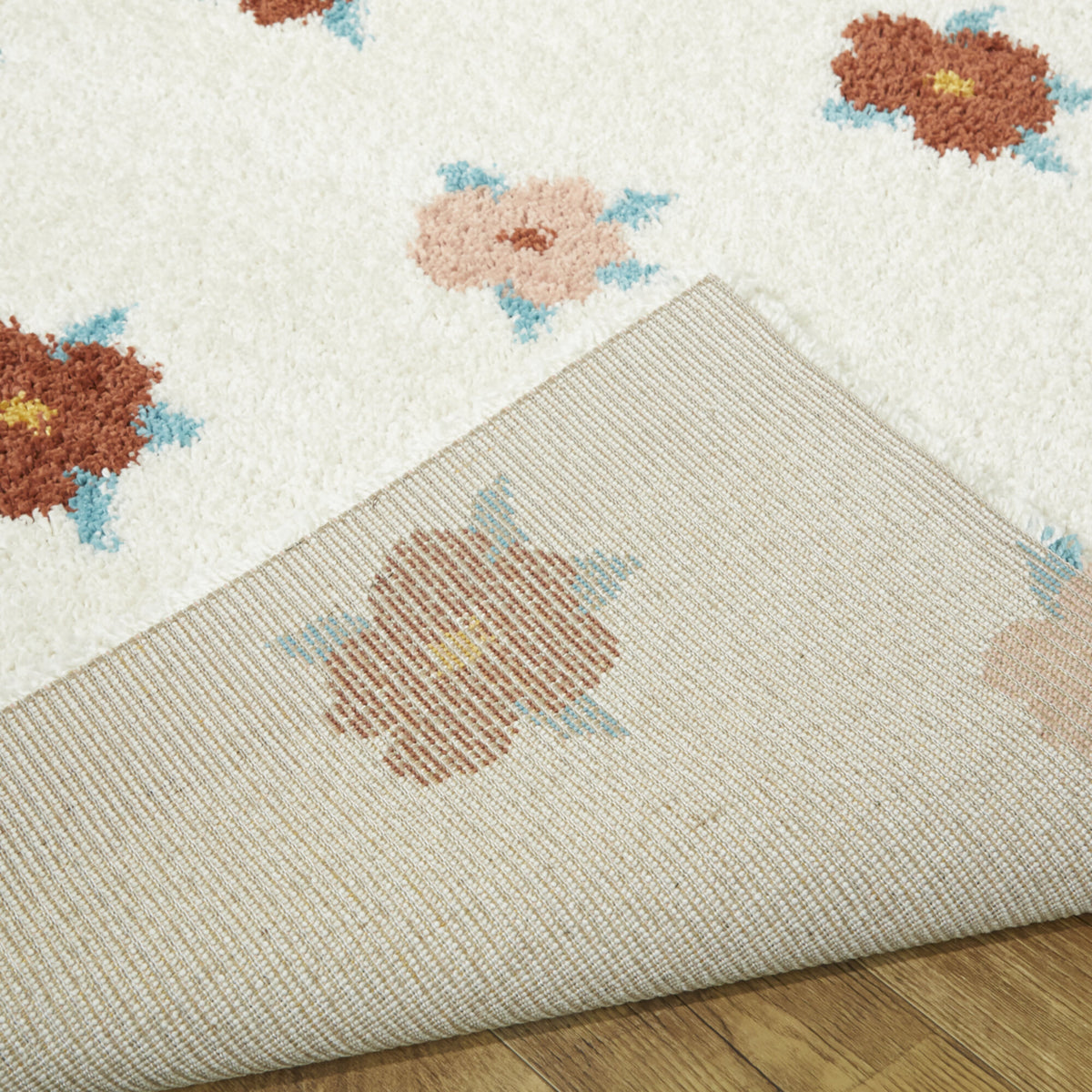 Cosette Floral Shag Area Rug