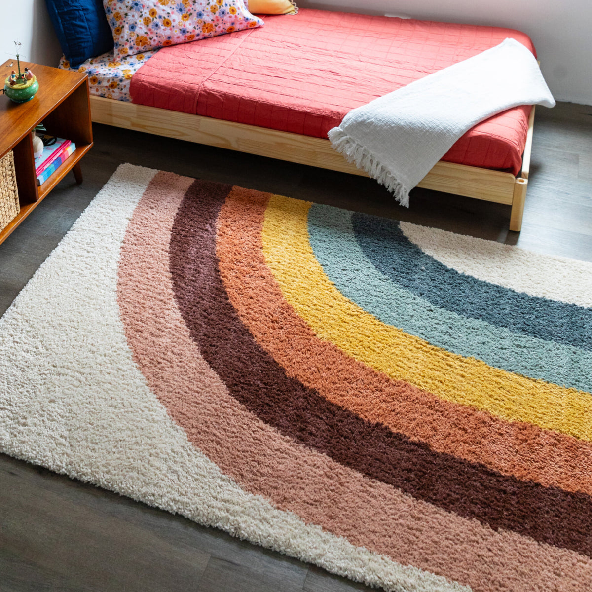 Amelia Kids Modern Rainbow Area Rug