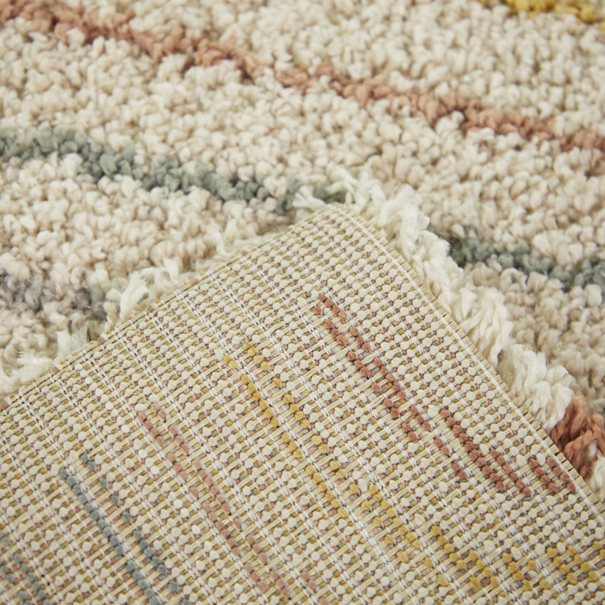 Hailey Kids Rainbow Stripe Area Rug