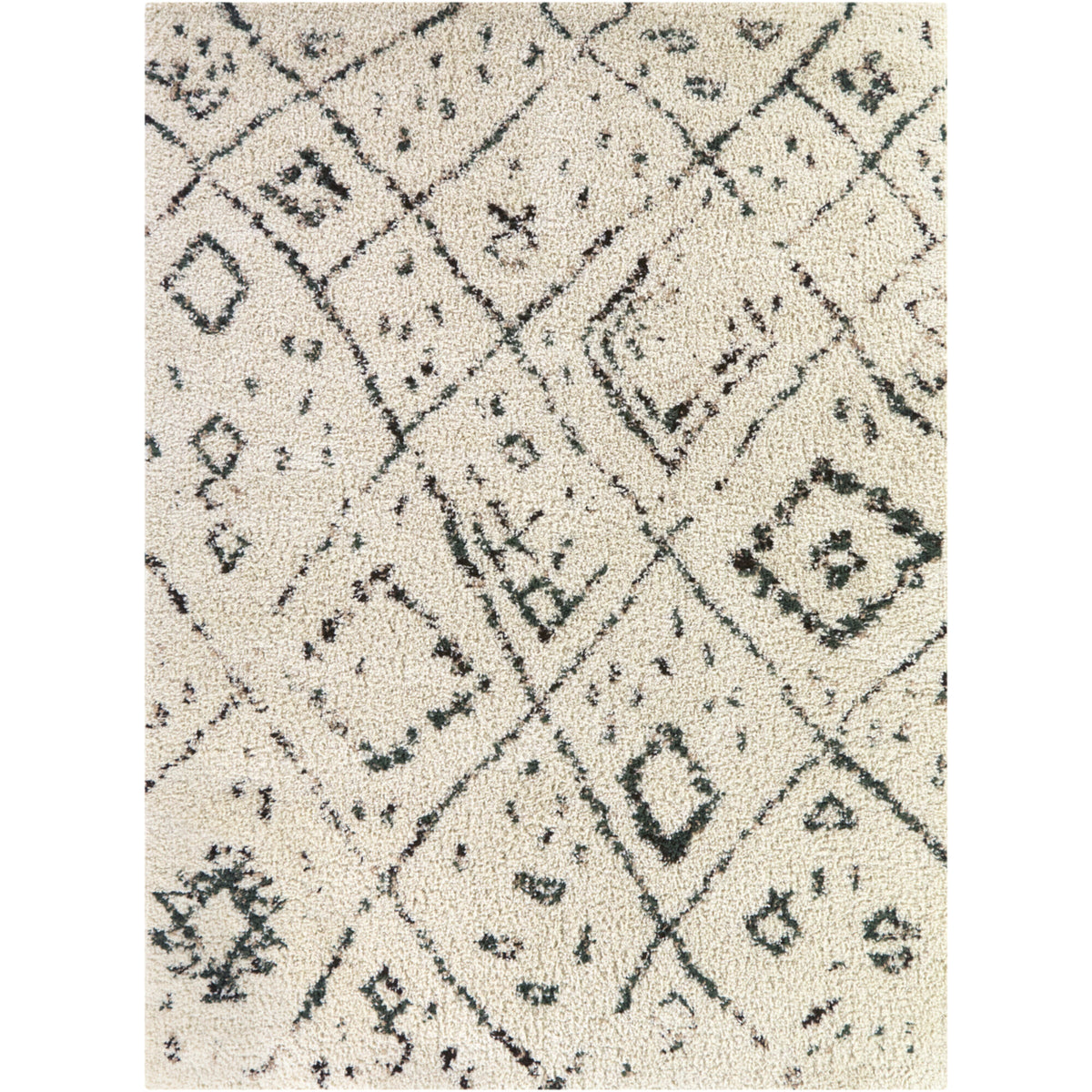 Simeon Boho Shag Area Rug