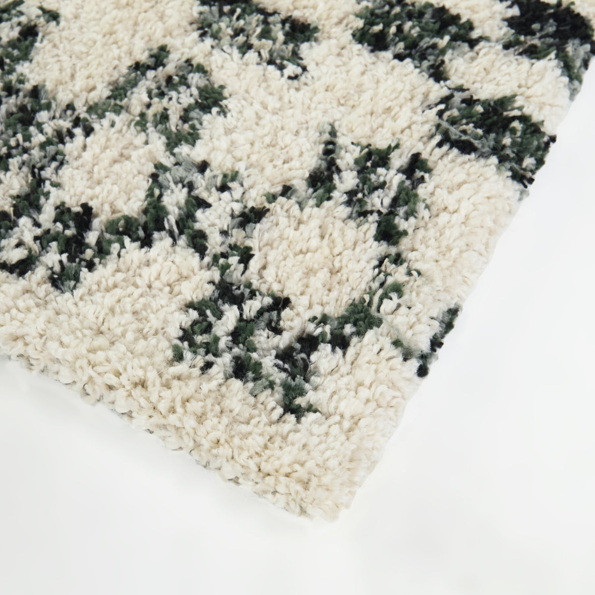 Mendieta Checkered Shag Area Rug