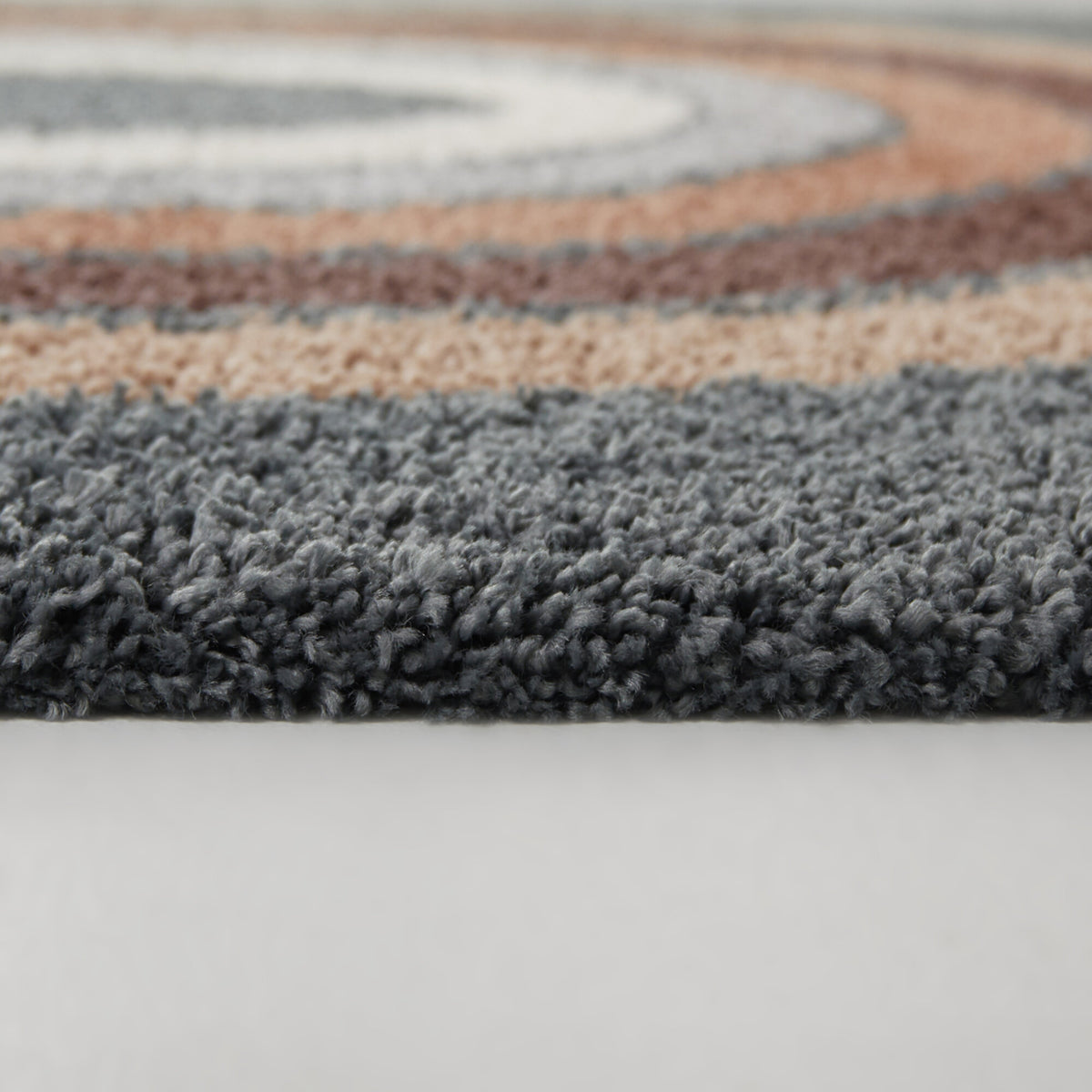 Kristina Kids Rainbow Shag Area Rug
