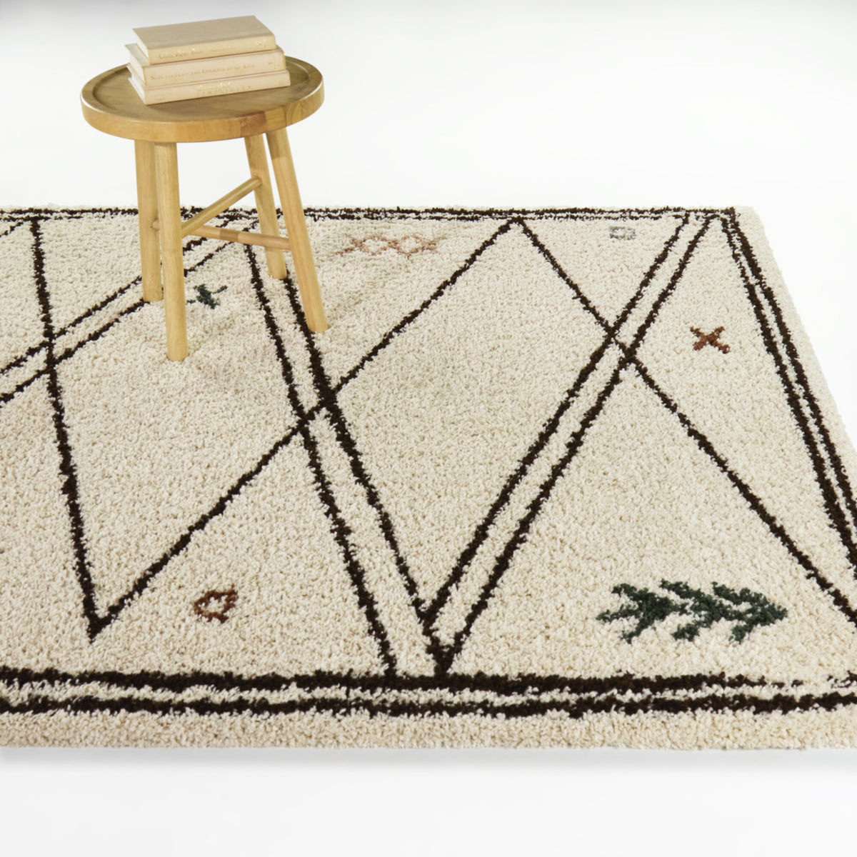 Lopes Modern Moroccan Shag Area Rug