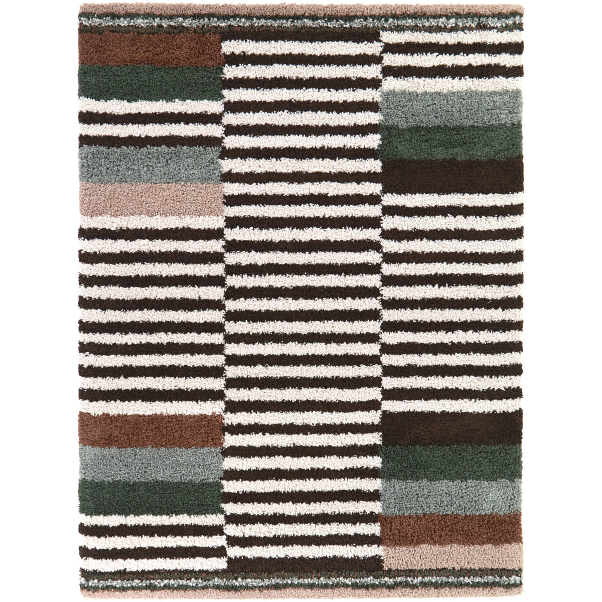 Katz Modern Striped Area Rug