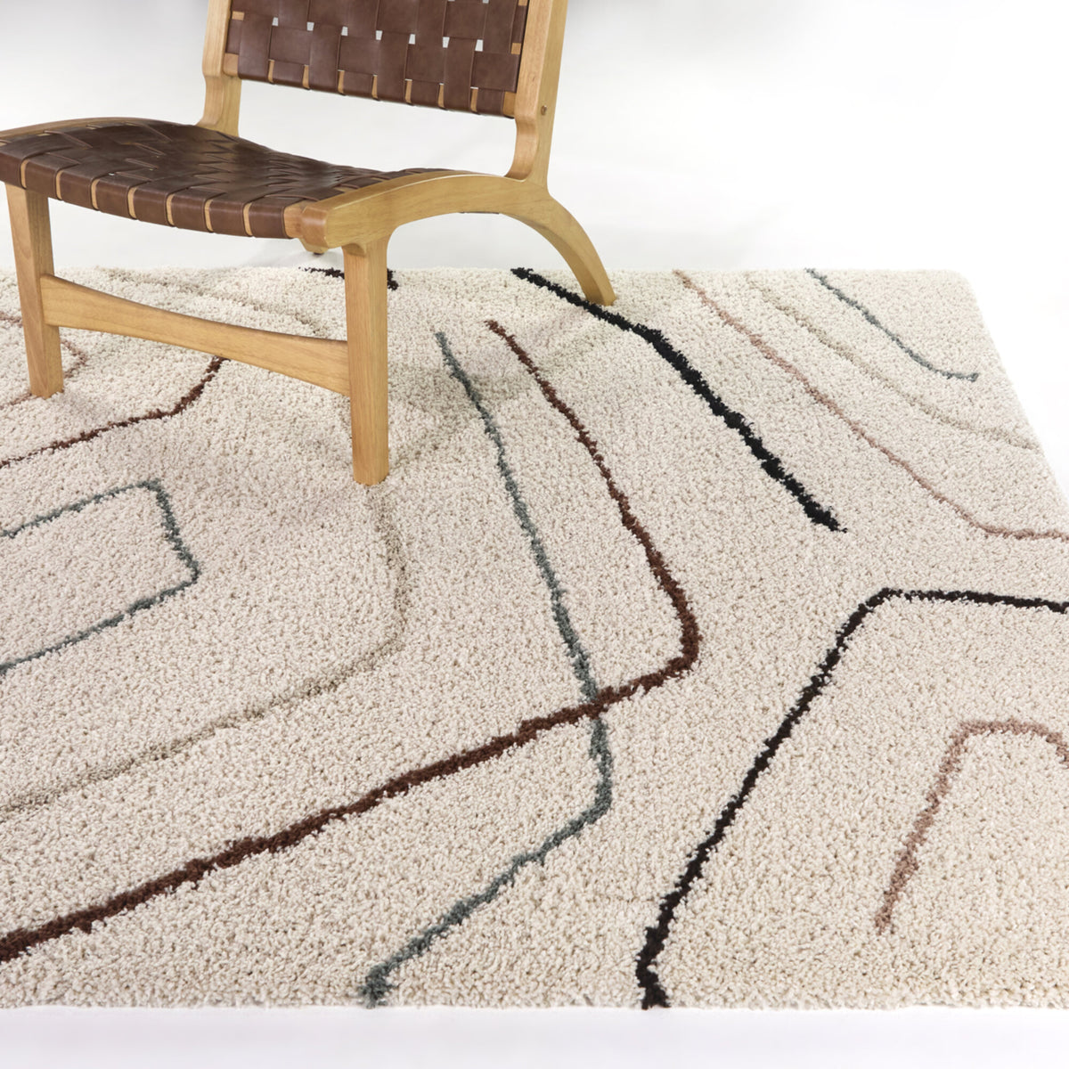 Kary Abstract Modern Area Rug