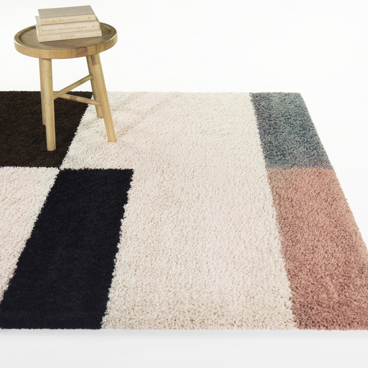 Daniel Modern Color Block  Area Rug